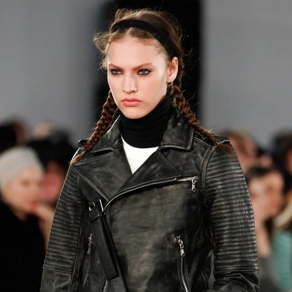 MARC BY MARC JACOBS/Preowned Women’s Leather Moto Jacket in Black S - Picture 14 of 14